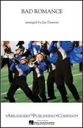 Bad Romance Marching Band sheet music cover